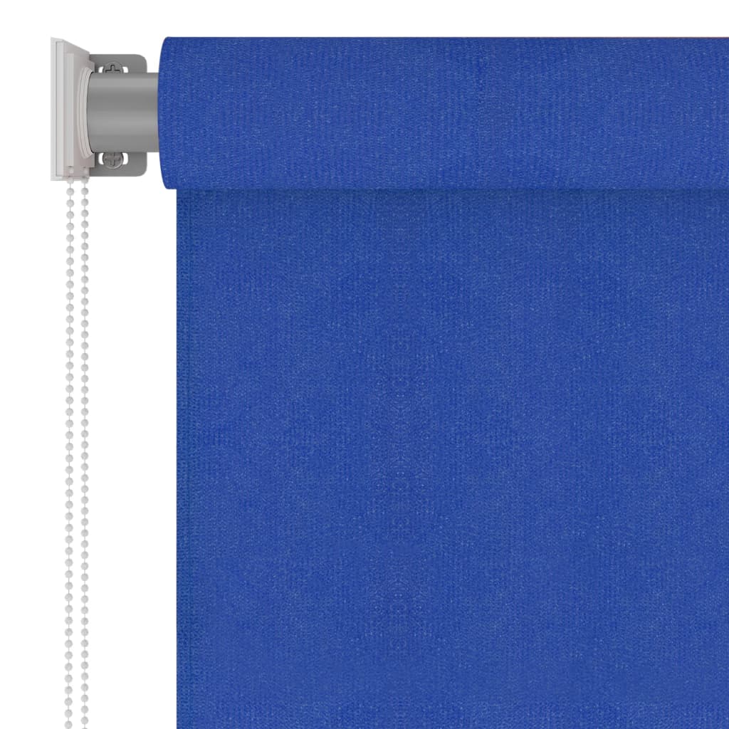 Vidaxl Roller Blind für außen 140 x 230 cm HDPE Blau