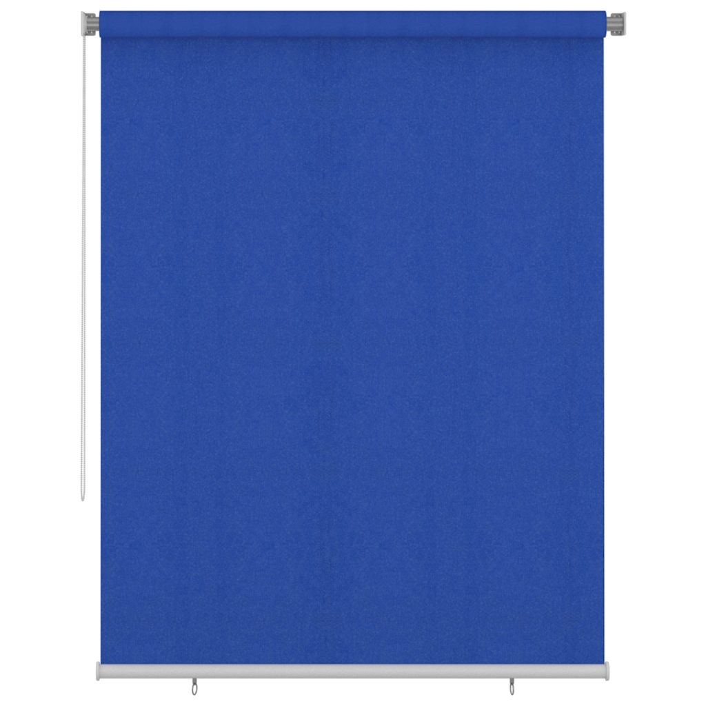 Vidaxl Roller Blind für äußeres 180x230 cm HDPE Blau