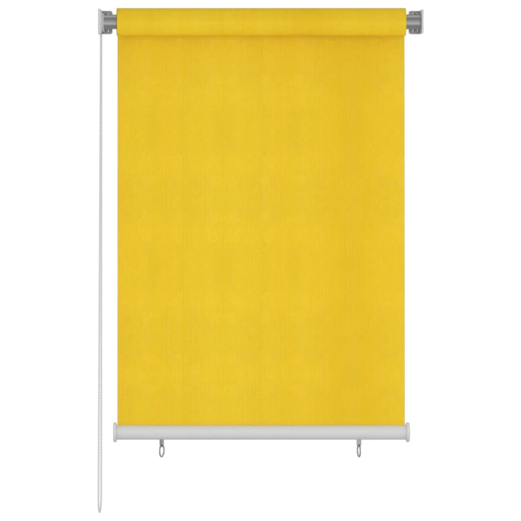 Vidaxl Roller Blind für Außen 100x140 cm HDPE Gelb