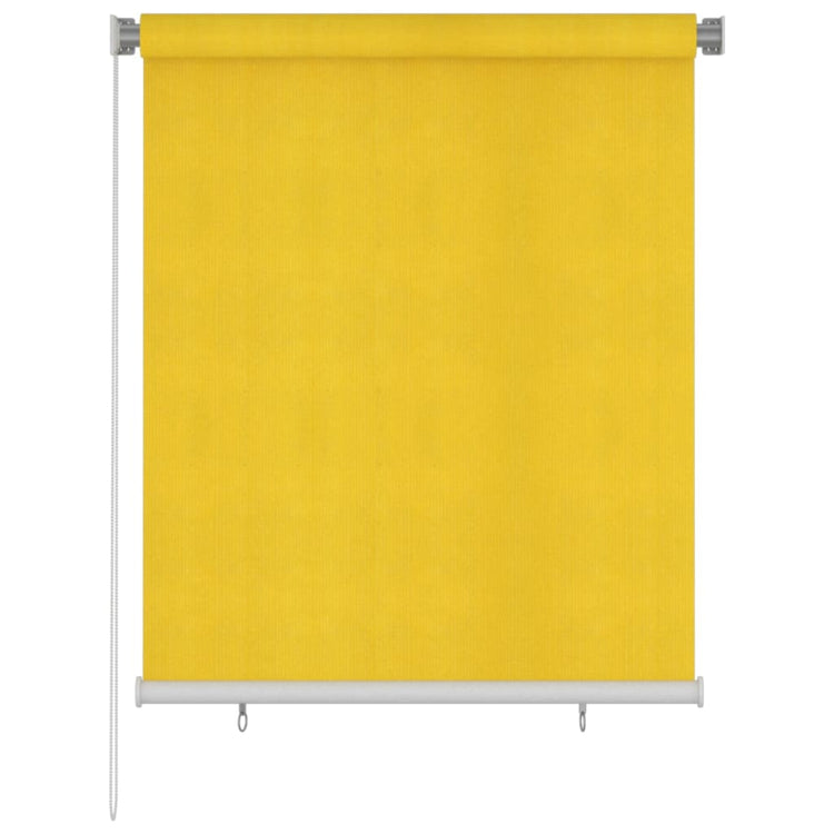 Vidaxl Roller Blind für außen 120 x 140 cm HDPE Gelb