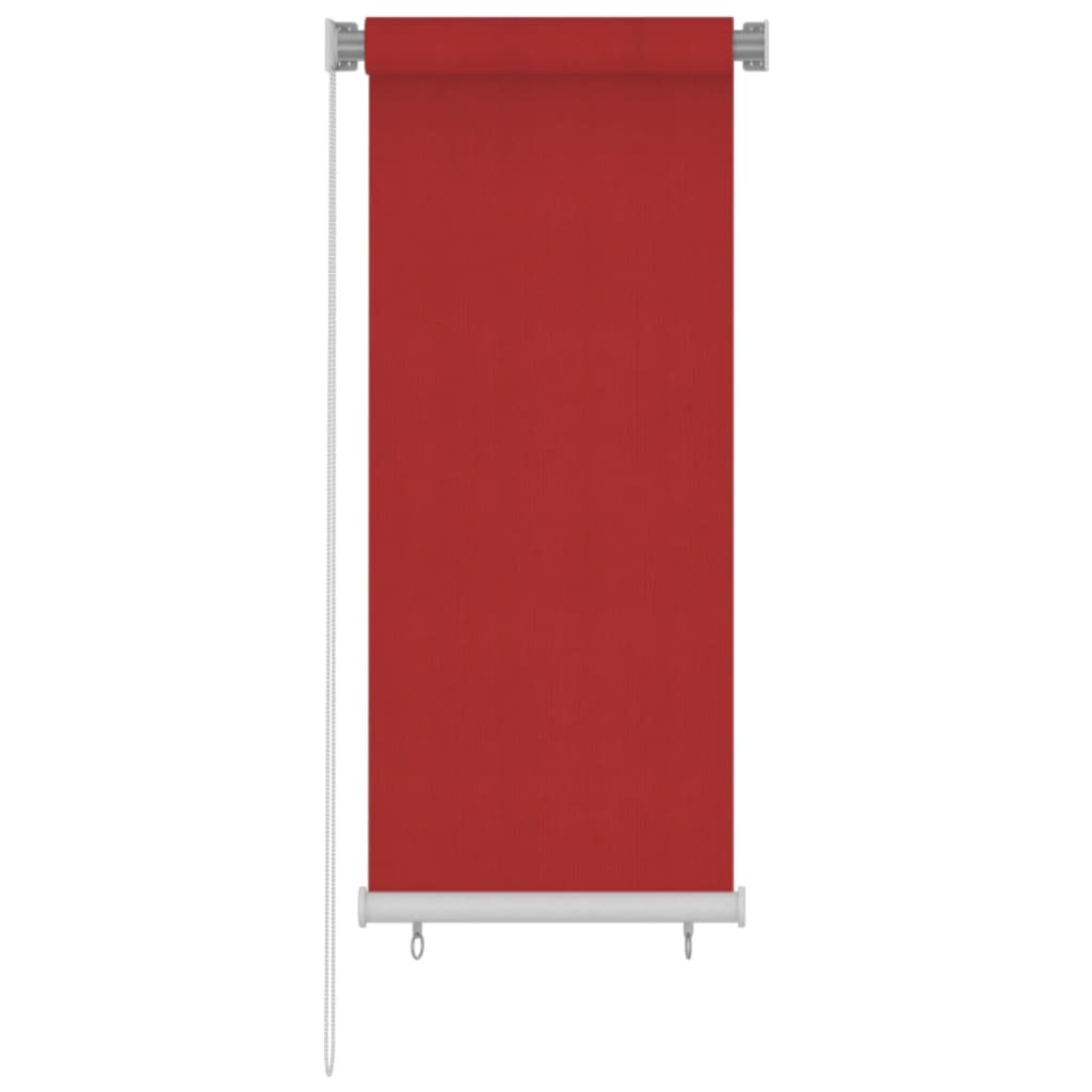 Vidaxl Roller Blind für äußere 60x140 cm HDPE -Rot