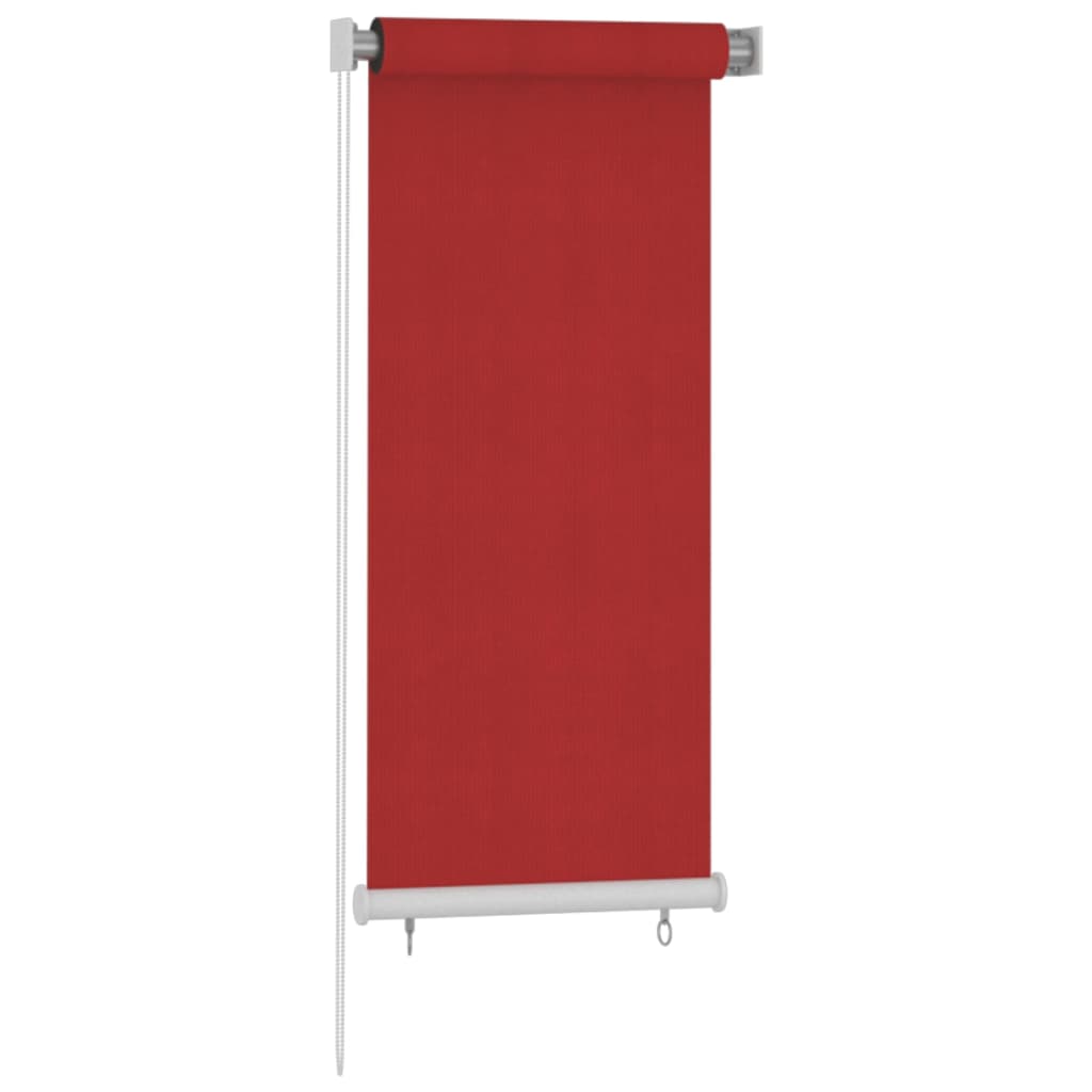 Vidaxl Roller Blind für äußere 60x140 cm HDPE -Rot