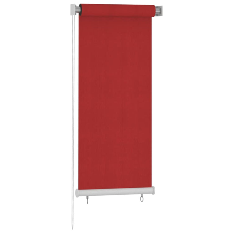 Vidaxl Roller Blind für äußere 60x140 cm HDPE -Rot