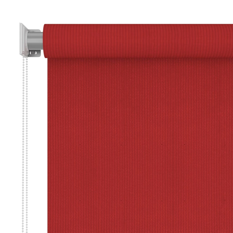 Vidaxl Roller Blind für äußere 60x140 cm HDPE -Rot
