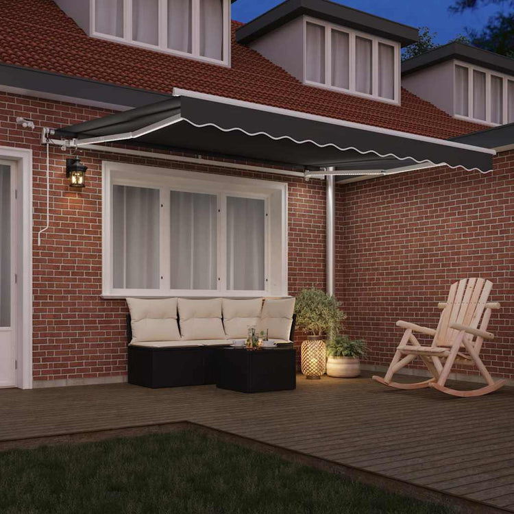 Vidaxxl Seitengestell weiß 3 x 2,5 m Aluminium