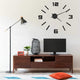 Vidaxl 3D Wanduhr Moderne xxl 100 cm schwarz