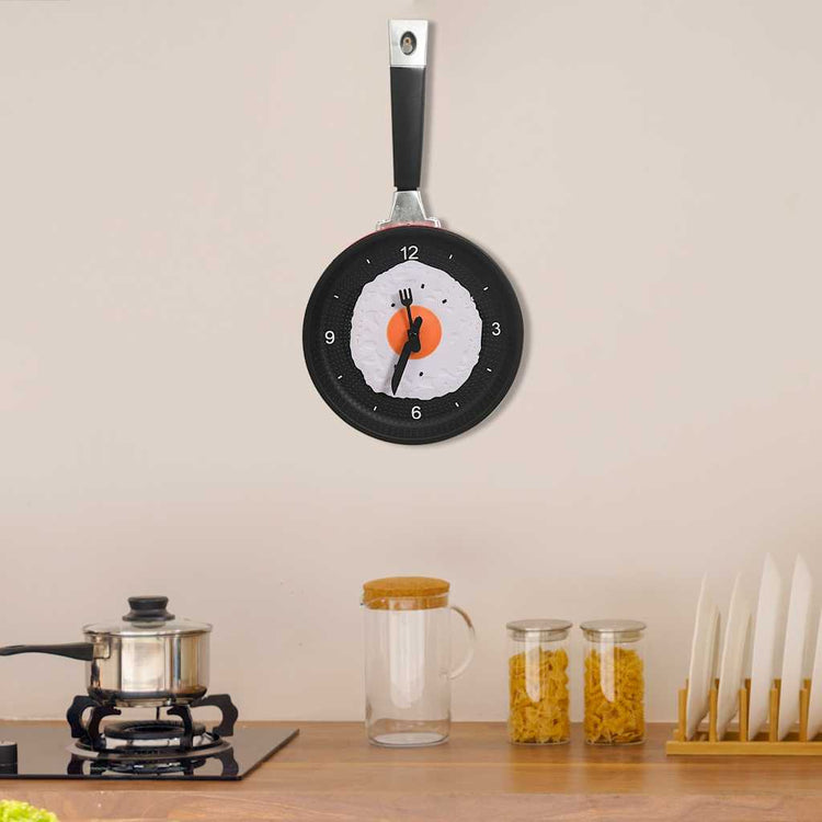 Vidaxl Wanduhr Ei-in-Pan 18,8 cm