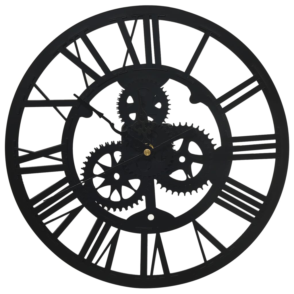Vidaxl Wanduhr 30 cm Acrylschwarz