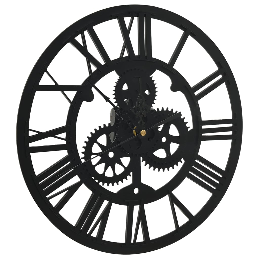 Vidaxl Wanduhr 30 cm Acrylschwarz