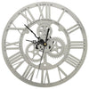 Vidaxl Wanduhr 30 cm Acryl Silberfarbe