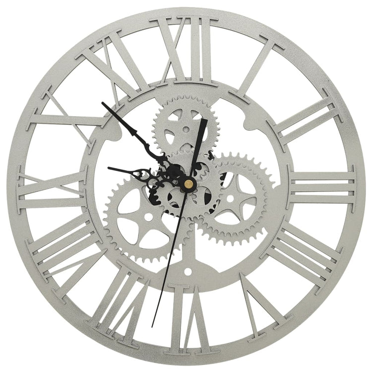 Vidaxl Wanduhr 30 cm Acryl Silberfarbe