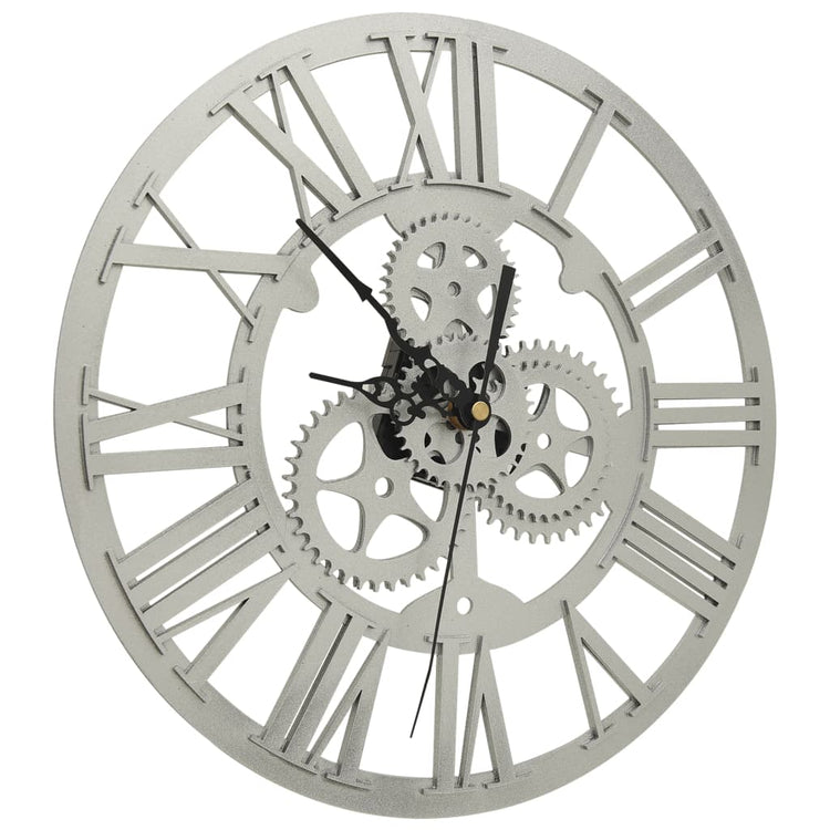 Vidaxl Wanduhr 30 cm Acryl Silberfarbe