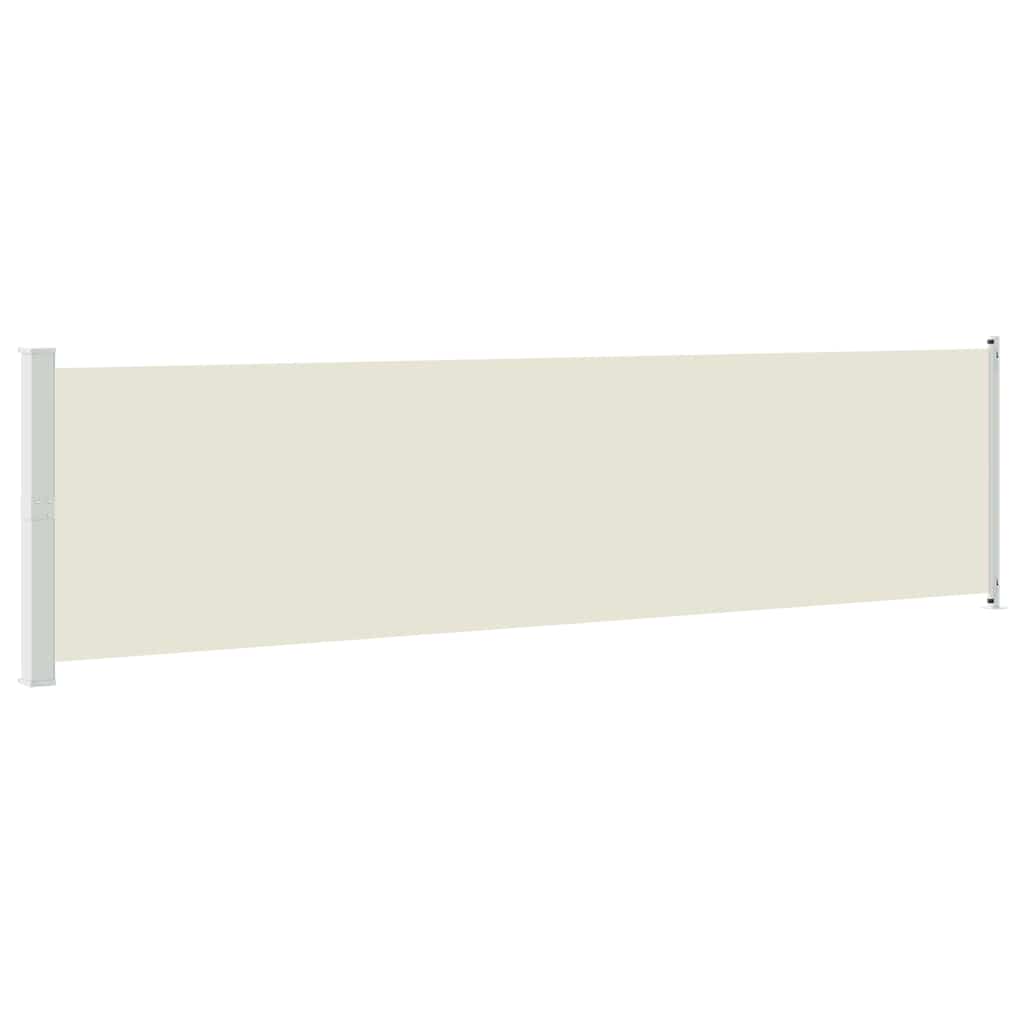 Vidaxl Garden Screen ausziehbar 600x160 cm Creme
