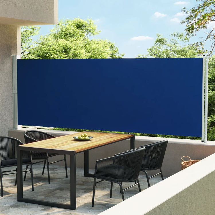 Vidaxl Garden Bildschirm Ausziehbar 600x160 cm blau