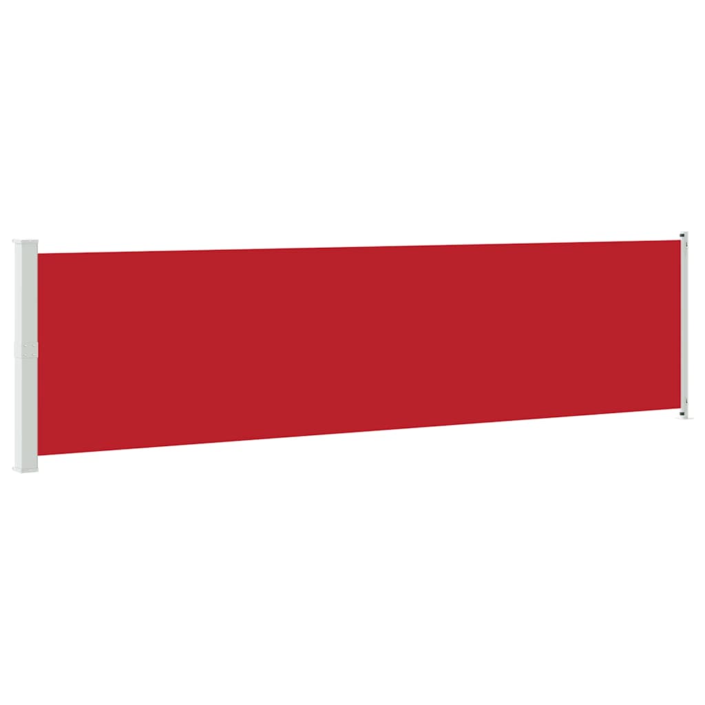 Vidaxl Garden Screen ausziehbar 600x160 cm rot