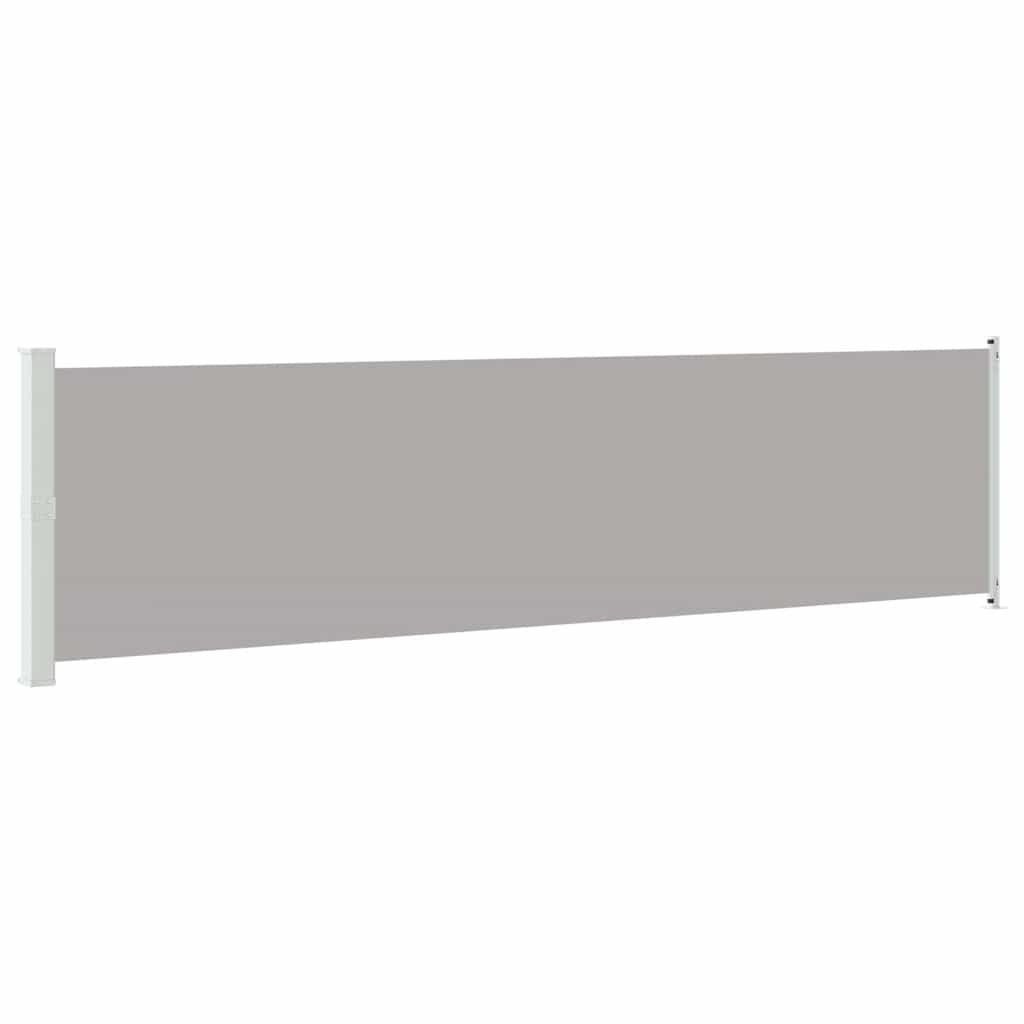 Vidaxl Garden Screen ausziehbar 600x160 cm Grau
