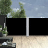Vidaxl Garden Bildschirm ausziehbar 140x1200 cm Schwarz