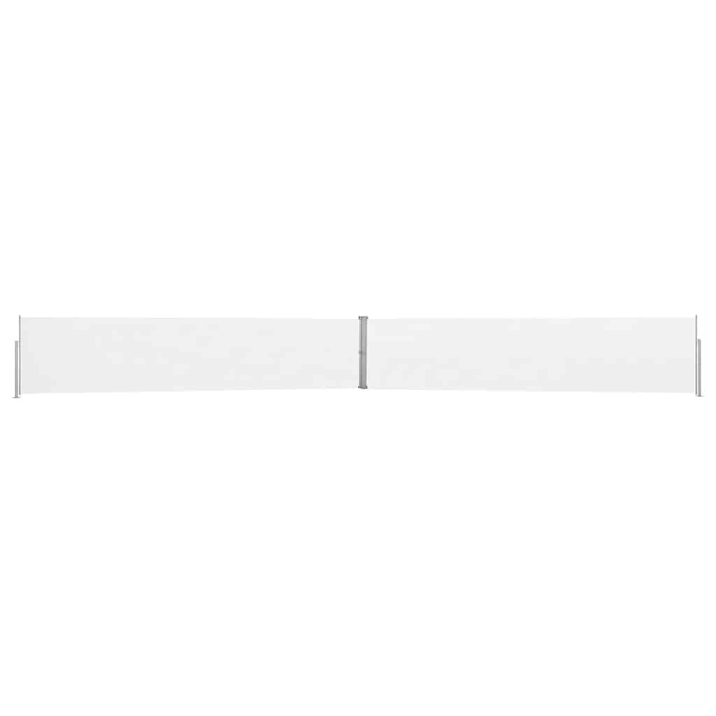 Vidaxl Garden Bildschirm Ausziehbar 140x1200 cm Creme