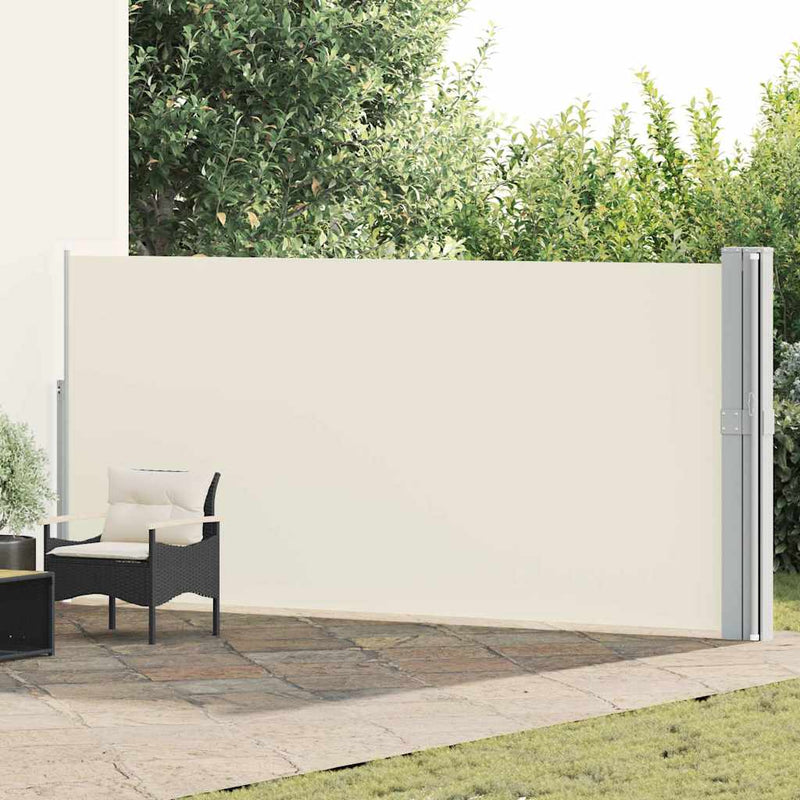 Vidaxl Garden Bildschirm Ausziehbar 170x1200 cm Creme
