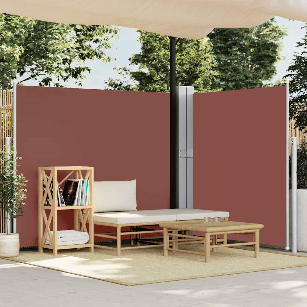 Vidaxl Garden Bildschirm Ausziehbar 170x1200 cm Braun