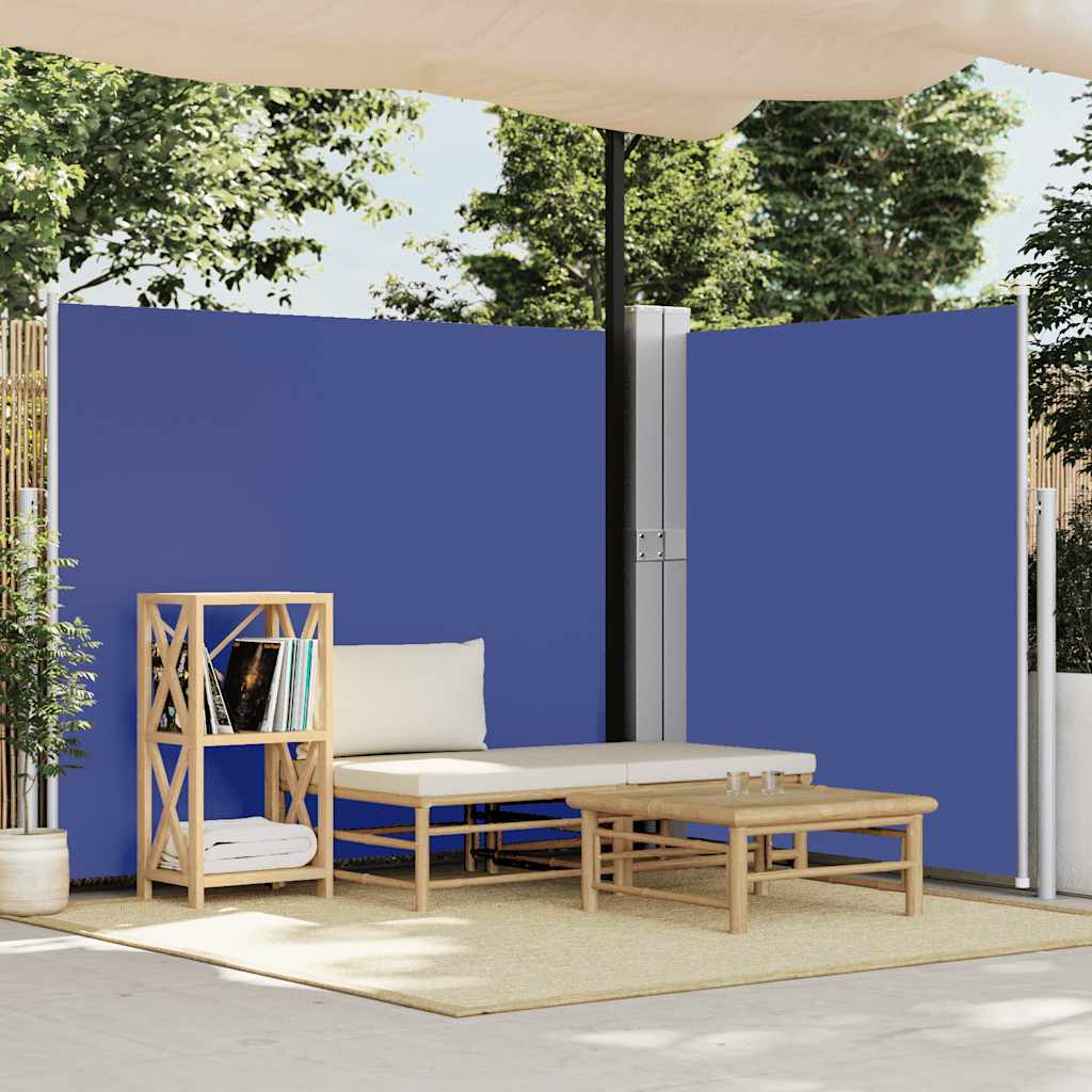 Vidaxl Garden Bildschirm Ausziehbar 170x1200 cm blau