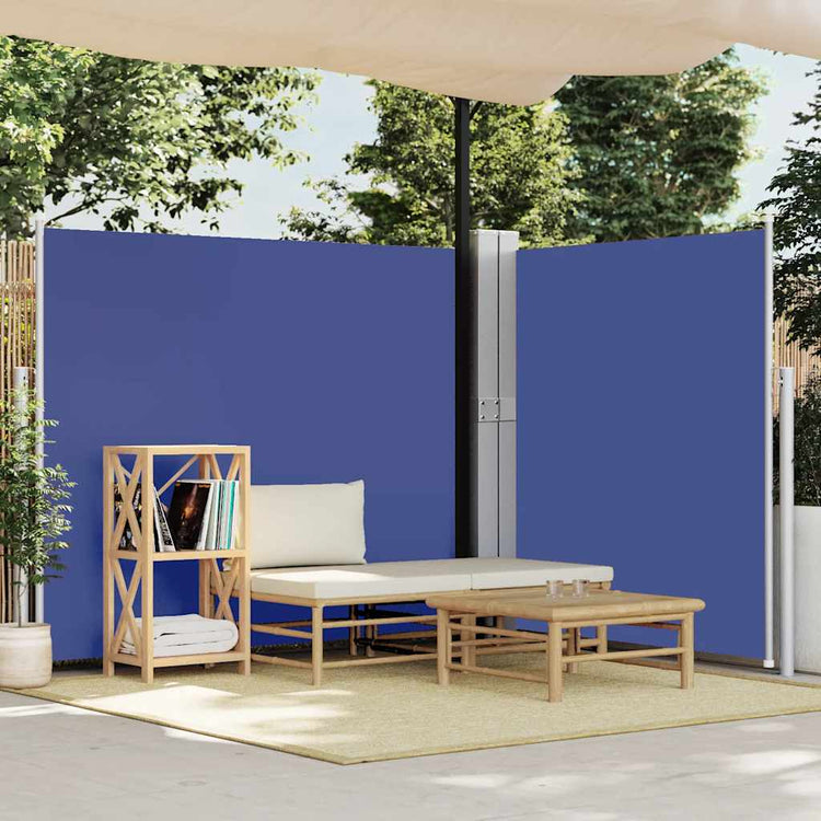 Vidaxl Garden Bildschirm Ausziehbar 170x1200 cm blau