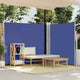 Vidaxl Garden Bildschirm Ausziehbar 170x1200 cm blau
