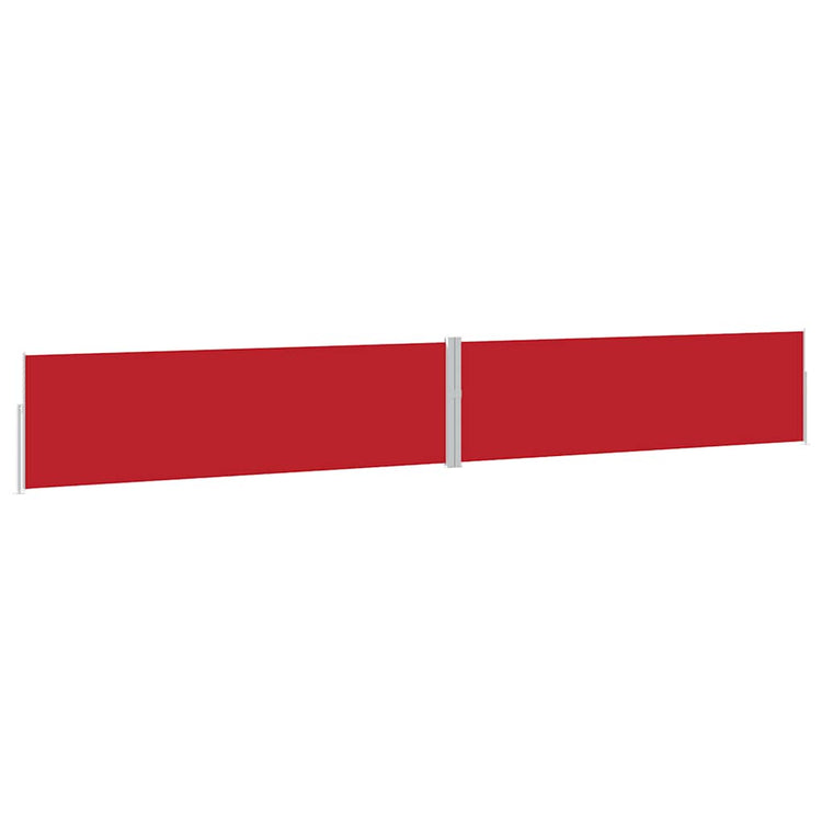 Vidaxl Garden Bildschirm ausziehbar 170x1200 cm rot