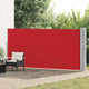 Vidaxl Garden Bildschirm ausziehbar 170x1200 cm rot