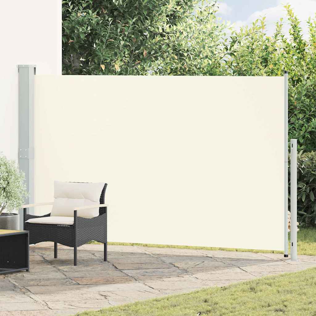 Vidaxl Garden Screen ausziehbar 180x300 cm creme -geläutet