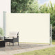 Vidaxl Garden Screen ausziehbar 180x300 cm creme -geläutet