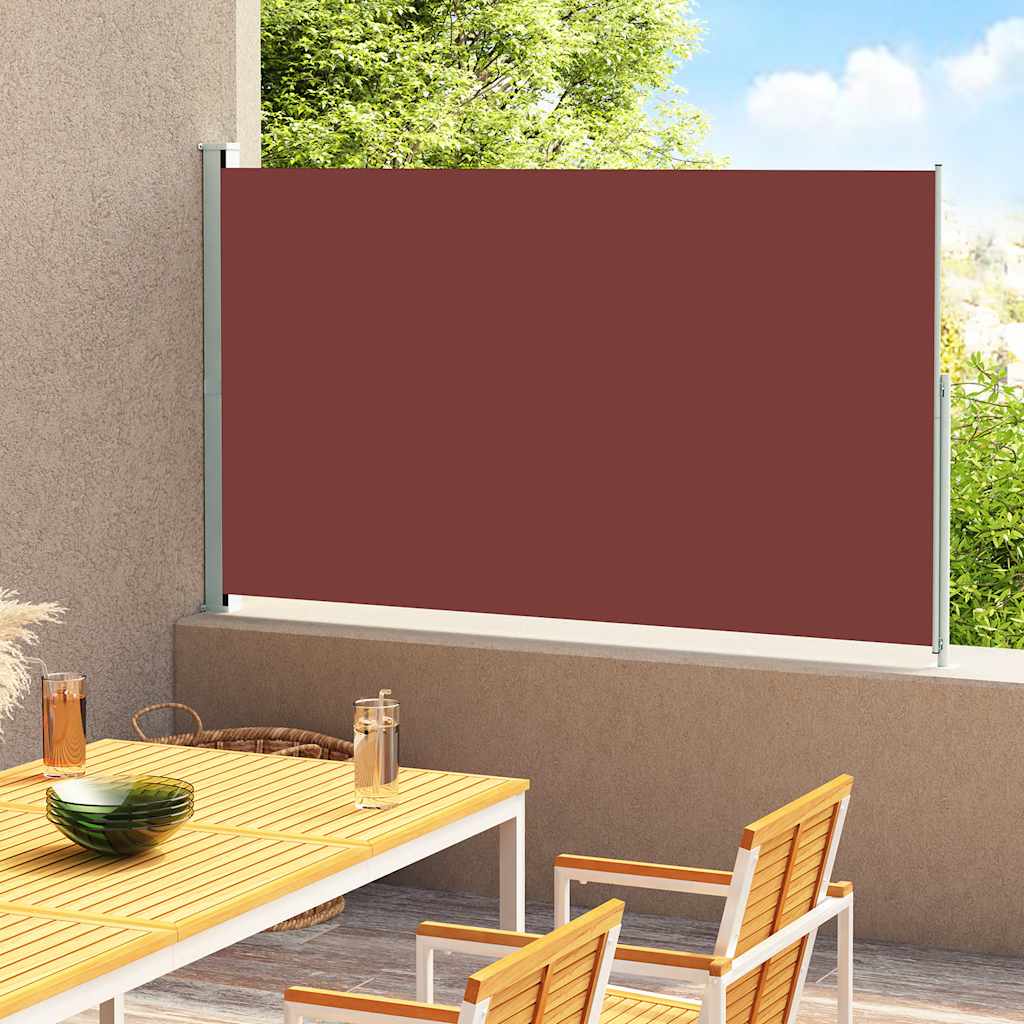 Vidaxl Garden Bildschirm ausziehbar 180x300 cm Braun