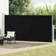 Vidaxl Garden Bildschirm ausziehbar 180 x 500 cm Schwarz