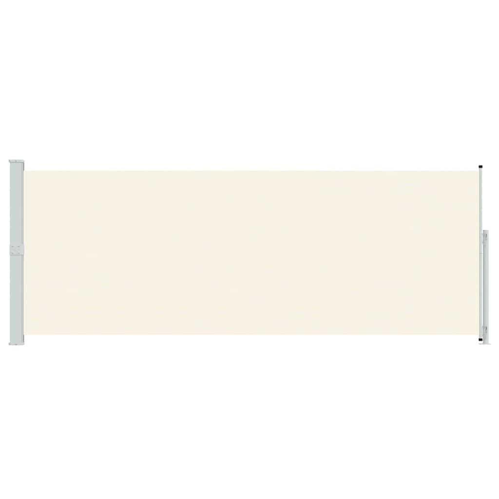 Vidaxl Garden Screen ausziehbar 180 x 500 cm cremefarben