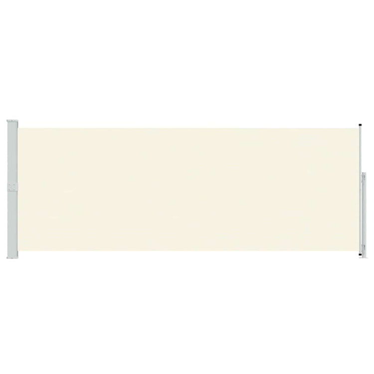 Vidaxl Garden Screen ausziehbar 180 x 500 cm cremefarben