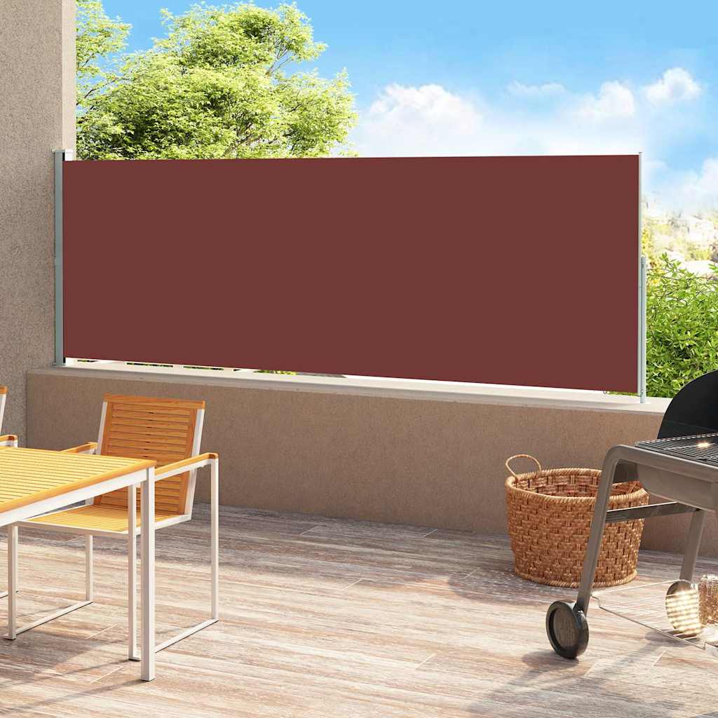 Vidaxl Gartenbildschirm ausziehbar 180 x 500 cm Braun