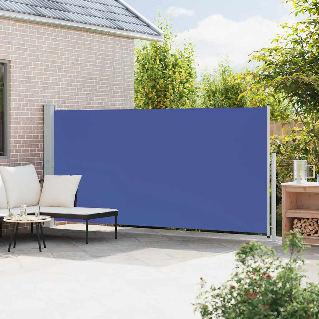 Vidaxl Garden Bildschirm ausziehbar 180 x 500 cm blau