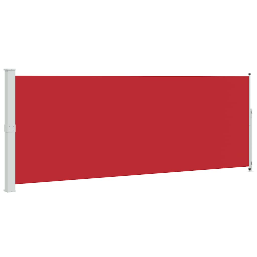 Vidaxl Garden Bildschirm ausziehbar 180 x 500 cm rot