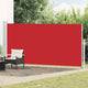 Vidaxl Garden Bildschirm ausziehbar 180 x 500 cm rot