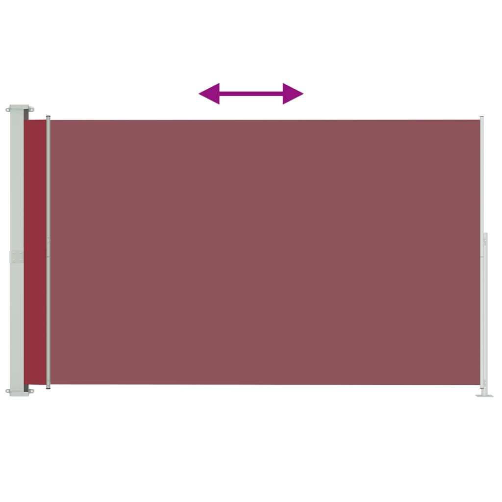 Vidaxl Garden Bildschirm erweiterbar 200x300 cm rot