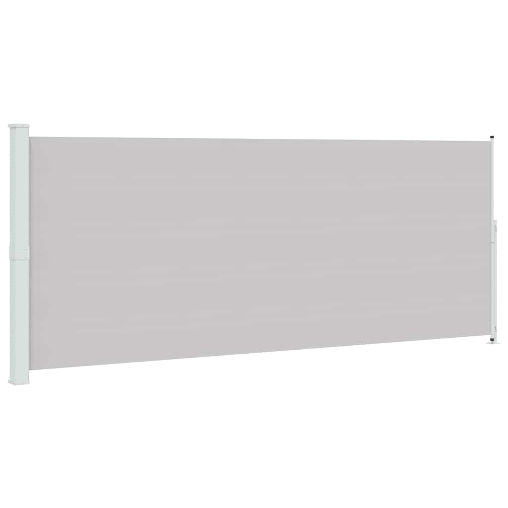 Vidaxl Garden Bildschirm ausziehbar 200x500 cm Grau
