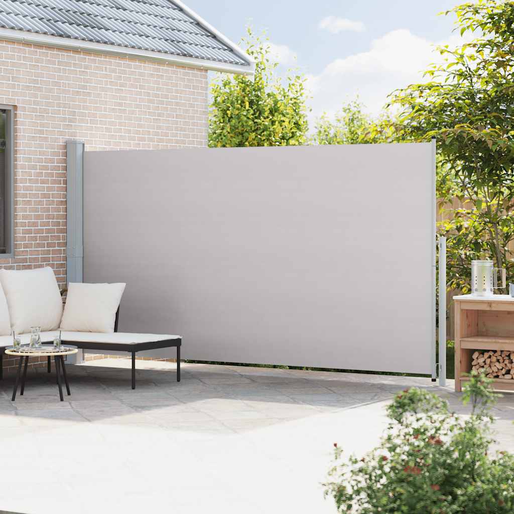 Vidaxl Garden Bildschirm ausziehbar 200x500 cm Grau