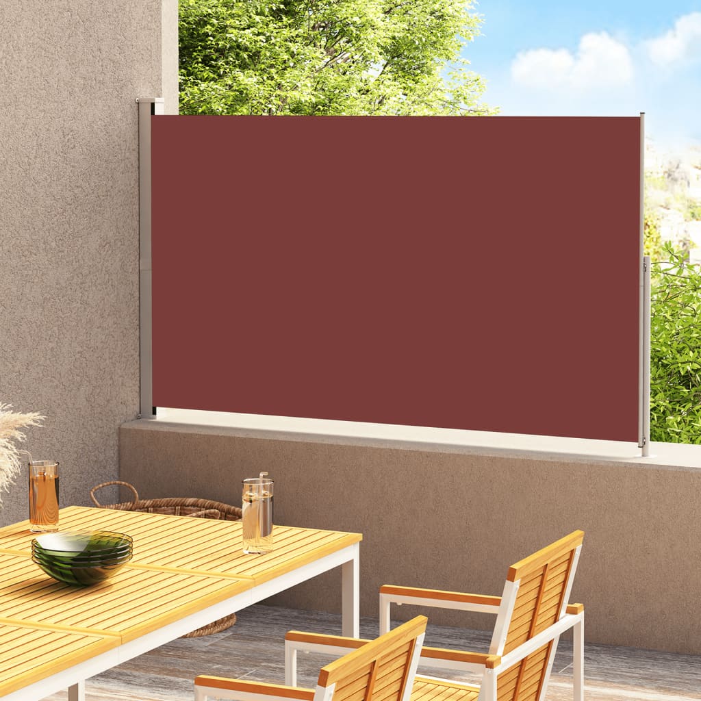 Vidaxl Garden Bildschirm ausziehbar 220x300 cm Braun