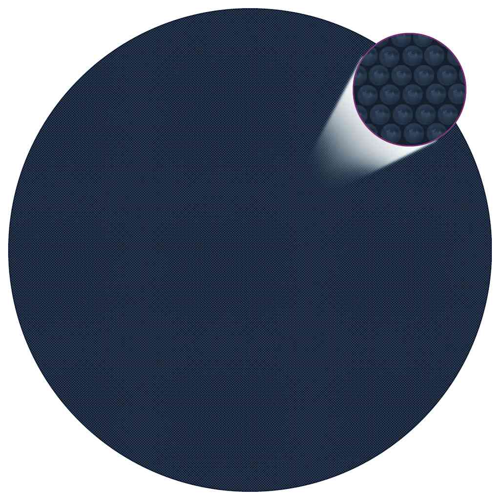 Vidaxl Pool Folie Solar schweben 417 cm pe schwarz und blau
