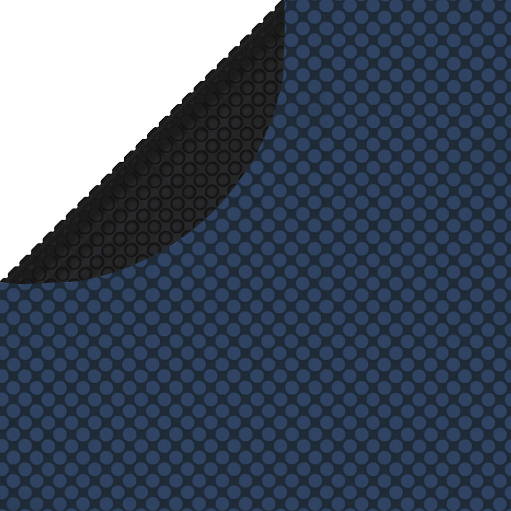 Vidaxl Pool Folie Solar schweben 417 cm pe schwarz und blau