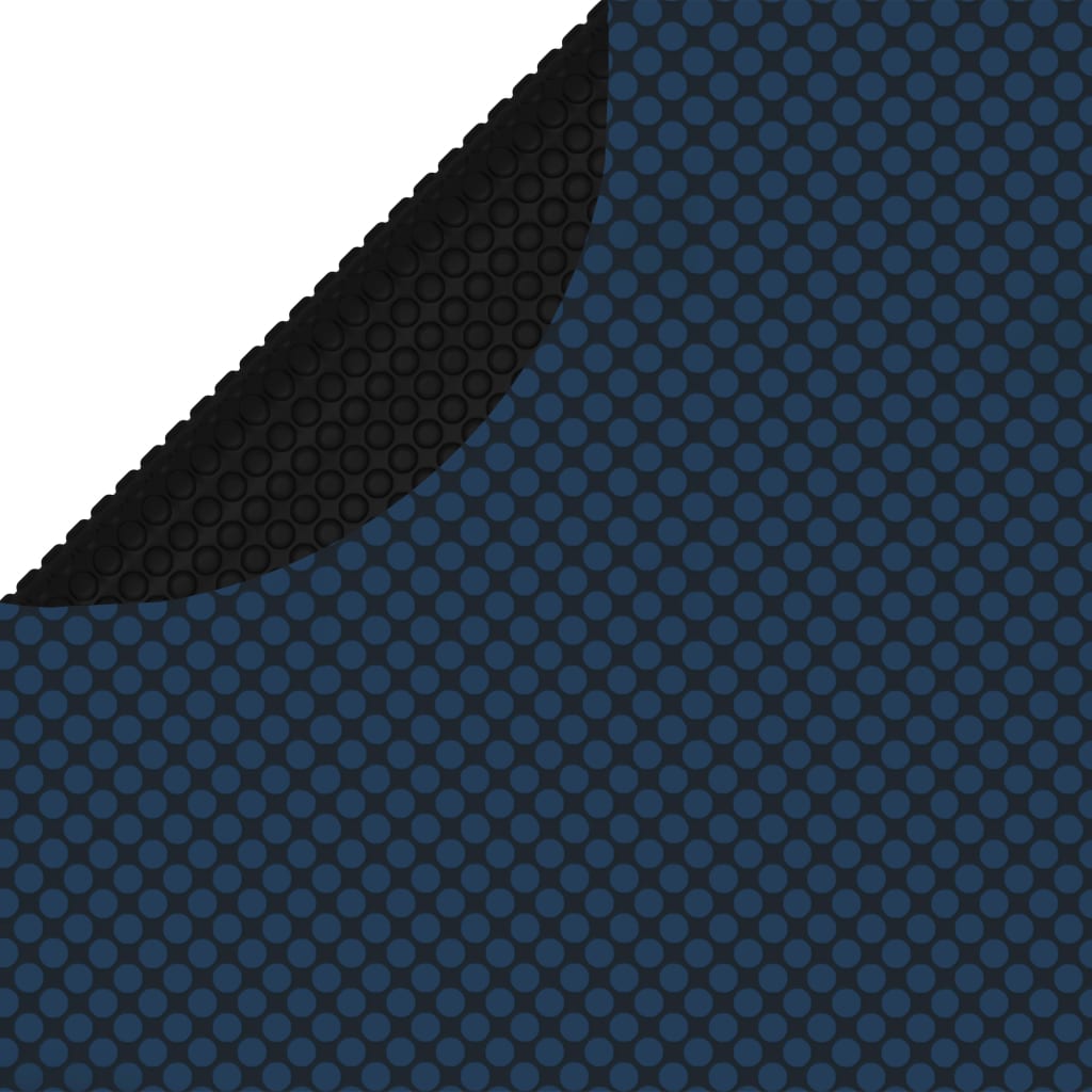 Vidaxl Pool Folie Solar schweben 488 cm pe schwarz und blau