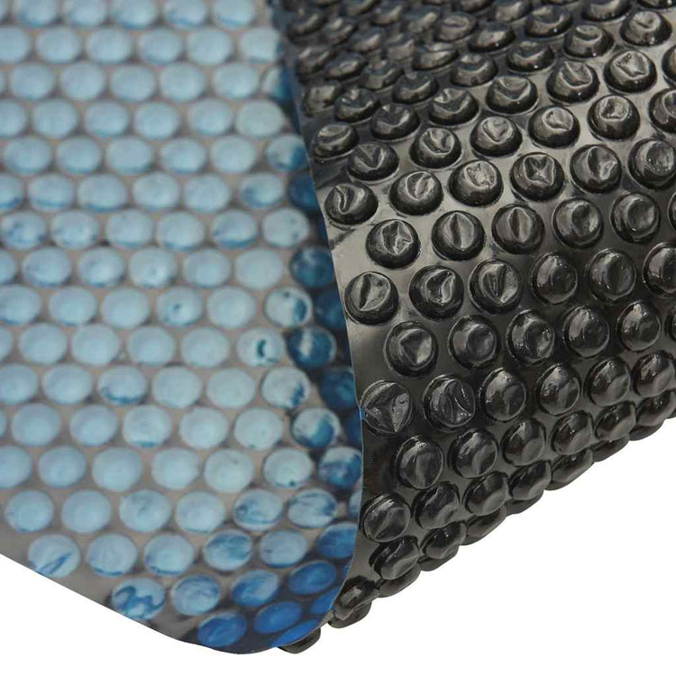 Vidaxl Pool Folie Solar Floating 260x160 cm pe schwarz und blau
