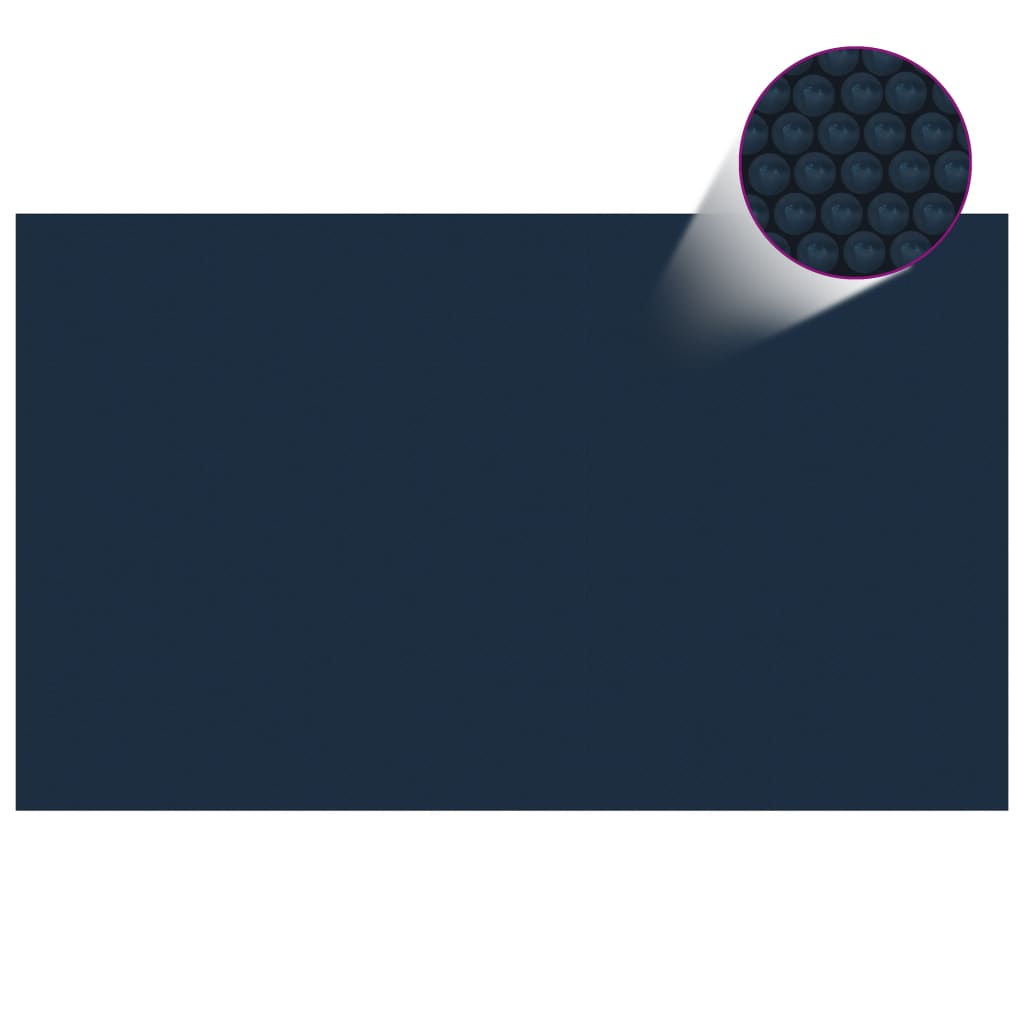 Vidaxl Pool Folie Solar Floating 1000x600 cm pe schwarz und blau