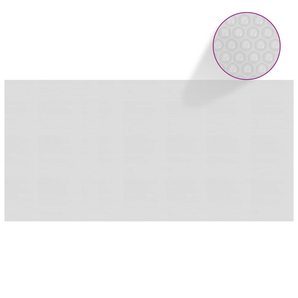 Vidaxl Pool Folie Solar schweben 450 x 220 cm pe grau