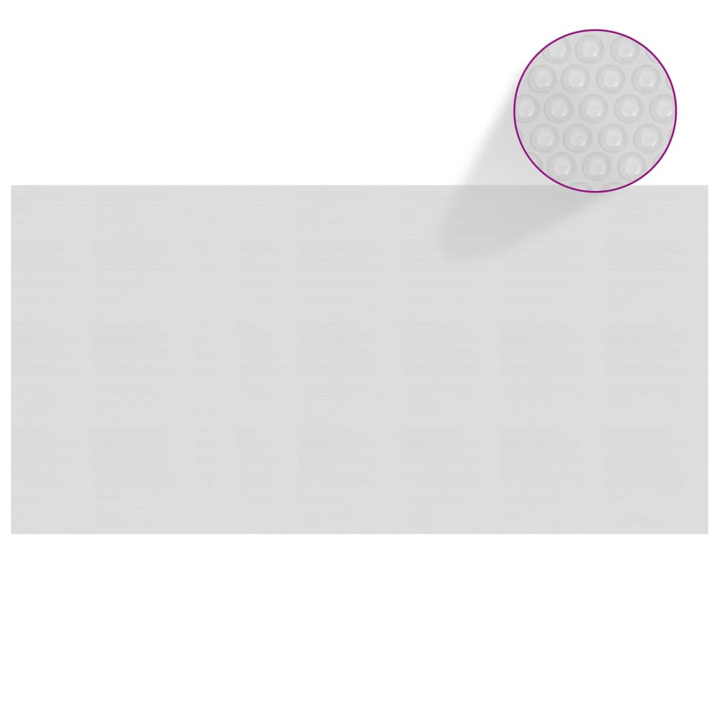 Vidaxl Pool Folie Solar schwimmend 549x274 cm pe grau